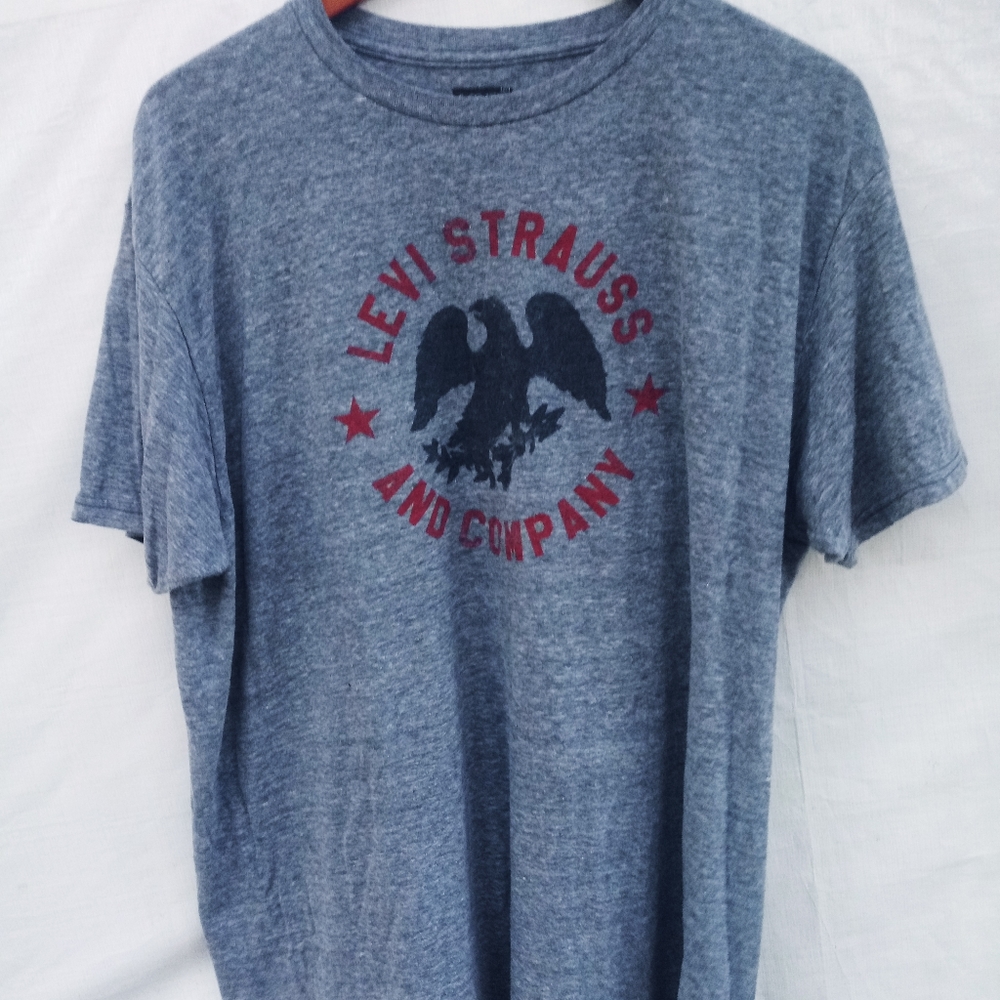 Levi Strauss Original Comfy Gray Tee Men's Size XL